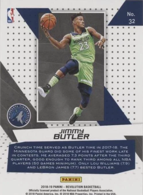 2018-19 Panini Revolution - Jimmy Butler #32