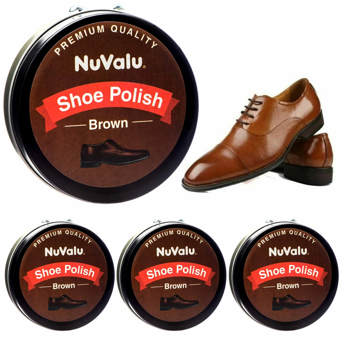 Buy Shoeshine shoe polish cream WHITE color for leather shoes