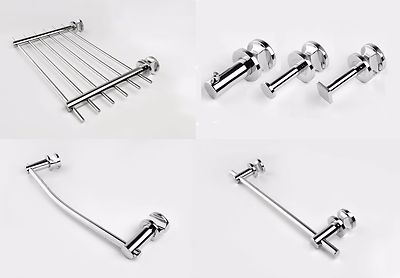 Chrome towel rail Towel Bar Towel Ring Towel Shelf Towel Hook Peg