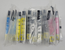 Lot Of 10 Printer Ink For Various Printers Sealed - Magenta/Black/Yellow/Cyan