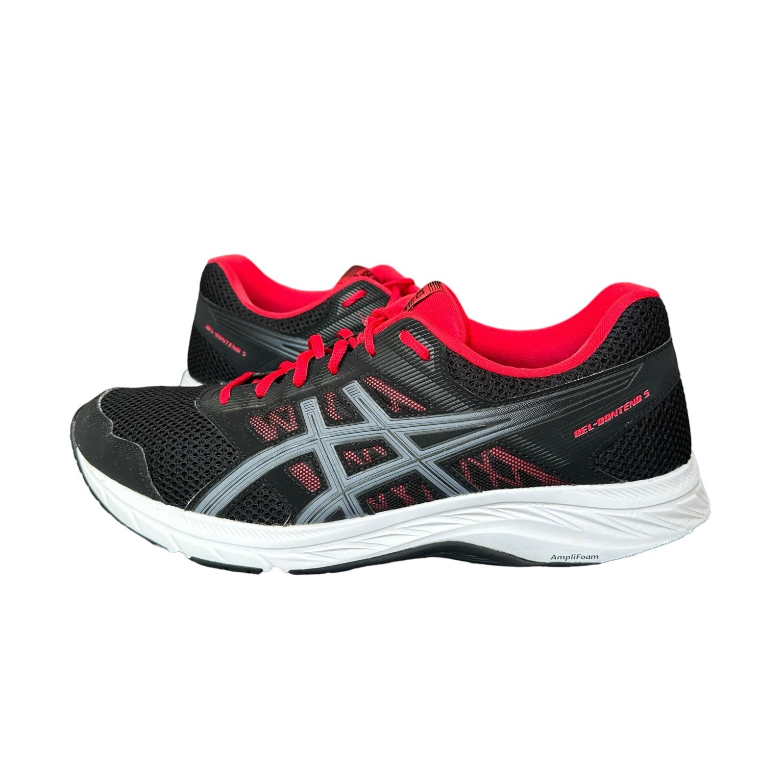 Asics Mens Gel Contend 1011A256 Black Running Shoes Sneakers