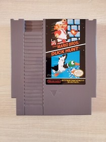 Super Mario Bros / Duck Hunt (Nintendo) NES Cartridge, Manual, & Case