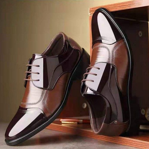 Business Oxford Leather Shoes Men Formal Dress Shoes Office Footwear