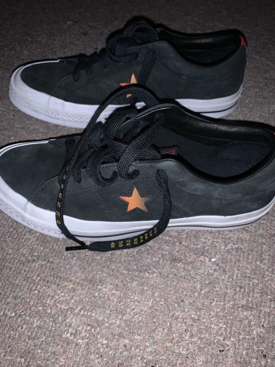 Converse one sales star black red