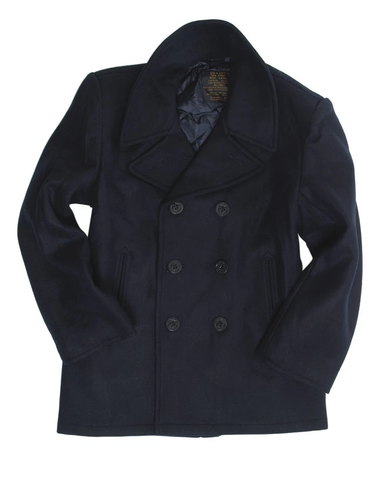 US Marine Mantel Colani Navy Pea Coat dunkelblau - Bild 1 von 1