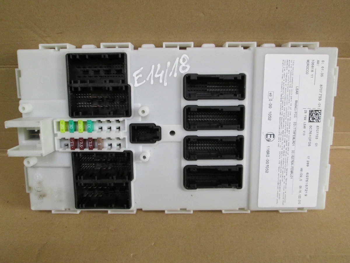 BMW F20 F21 F30 F31 F34 F32 F36 STEUEGERAT MODULE FEM 8707753 | eBay 