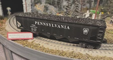MTH Rail King 4-bay Hopper  Coal Load. Made with ballast  NOT PLASTIC! READ!