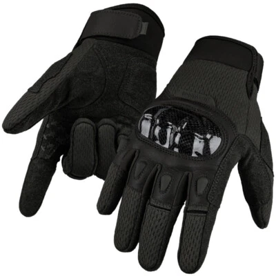 Taktische Handschuhe, Militär Einsatzhandschuhe mit Kohlefaser Knöchelprotektor - Bild 1 von 4
