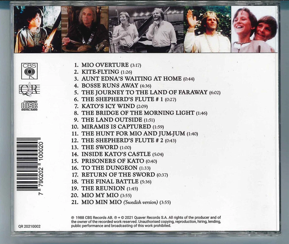 Original Motion Picture Soundtrack - Mio in the Land of Faraway (Limited CD) - Bild 3 von 4