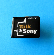 SONY Pin badge, Good Condition. Talk with SONY.