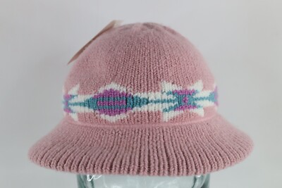 Deadstock Vtg 70s Streetwear Pastel Knit Fair Isle Safari  display picture 1