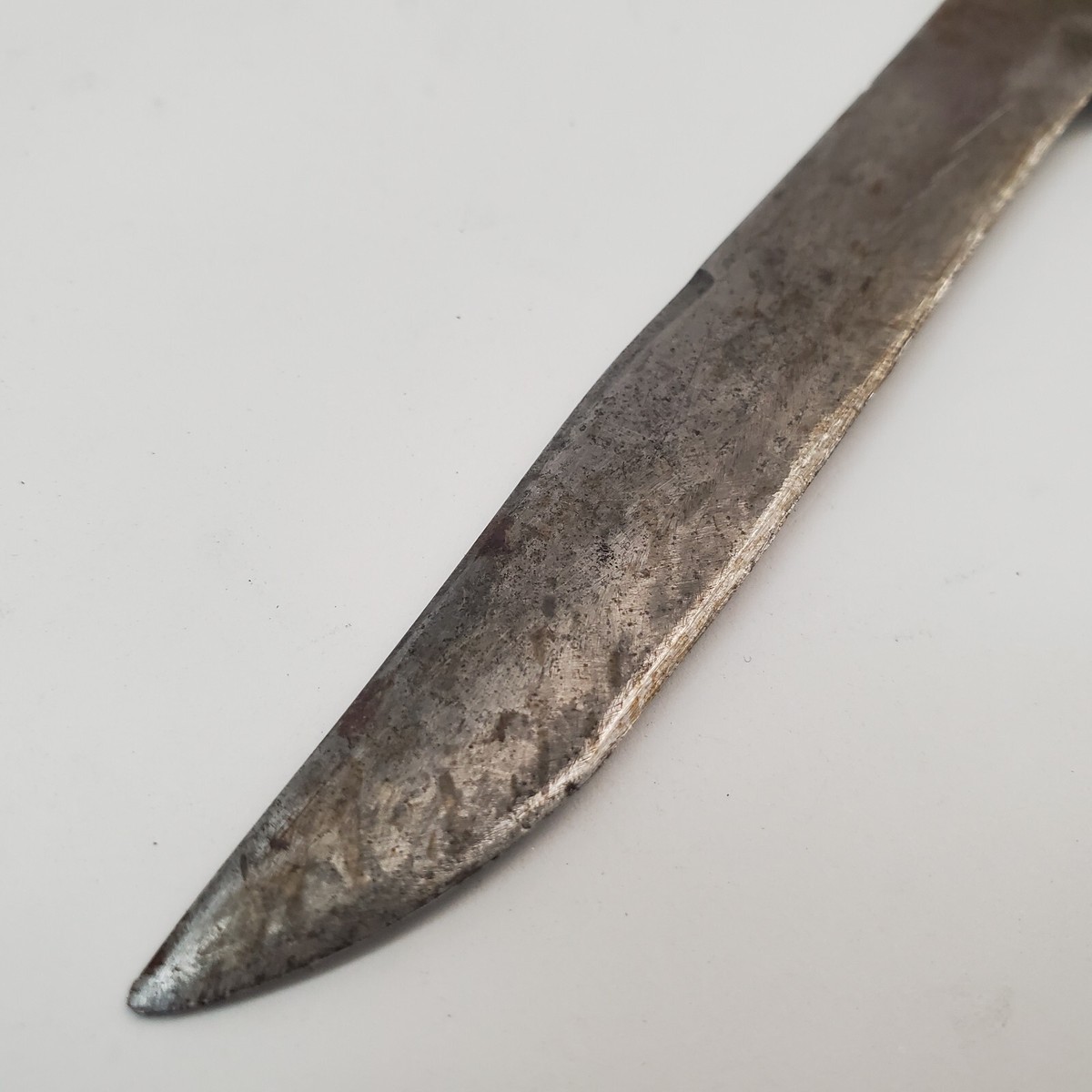 アンテイーク「廣近ひろちか」　包丁Japanese antique knife Vintage Old Japanese Made Hi-Test Hunting Knife Jigged Amber Brass