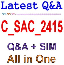 Best Exam Practice Material for C SAC 2415 Exam Q A
