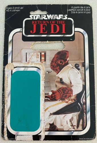 Star wars Clipper 4-Lom 65 Back Cardback Return Of The Jedi