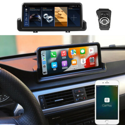 For BMW 3 Series E90 E91 E92 2005-2012 iDrive Carplay Android 14 Autoradio WIFI