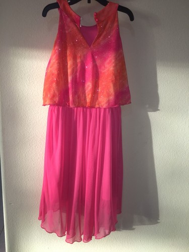 Amy Byer Pink Sparkle Party Dress Special Occasion worn once size 12 Girls - Picture 4 of 5