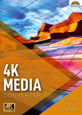 4K Media Converter - Lizenz für 3 PCs - TS-MTS-MOV-VOB-H265-MKV-MP4-M2TS-HEVC