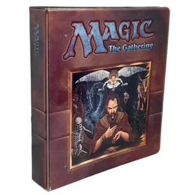 Vintage 1995 Magic the Gathering 3-Ring Binder Book MTG 1990s WotC