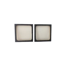 8  Wood Gray Square Speaker Subwoofer Mounting Spacer Rings - 1 Pair Gray