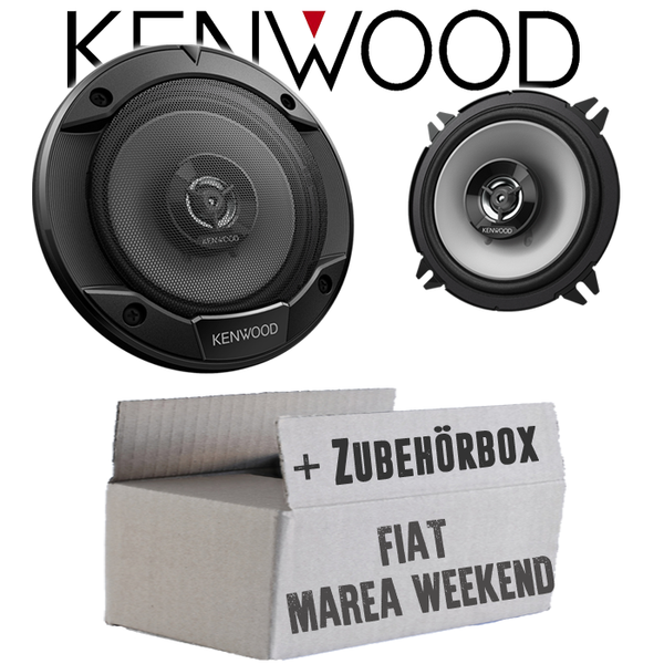 Kenwood Lautsprecher FüR Fiat Marea Weekend TüR Set Boxen 13Cm 2-Wege Koax Auto-image