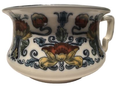 Art Nouveau Keeling & Co Late Mayers Delhi Chamber Pot 1887-1936 Mark