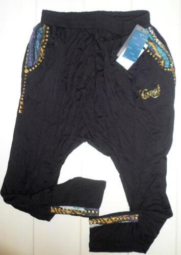 Coogi Stretch Knit Pants Womens 20 Black Blingy Comfort Statement 