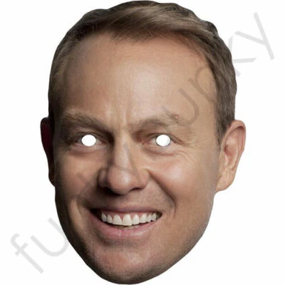 FUNKYBUNKY Jason Donovan Celebrity Card Face Mask - Ready To Wear - Fancy Dress