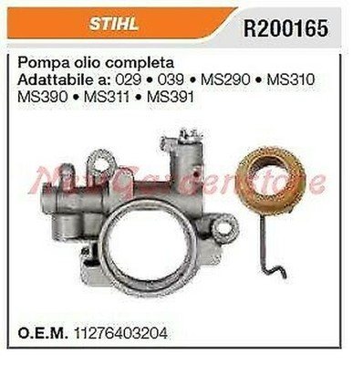 Ölpumpe passend für Stihl MS311 MS391, 22,99