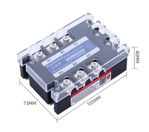 1pcs FDR3-D48200Z 200A DC-AC 24-480VAC 3-36VDC Three-phase Solid State Relay - Picture 1 of 7