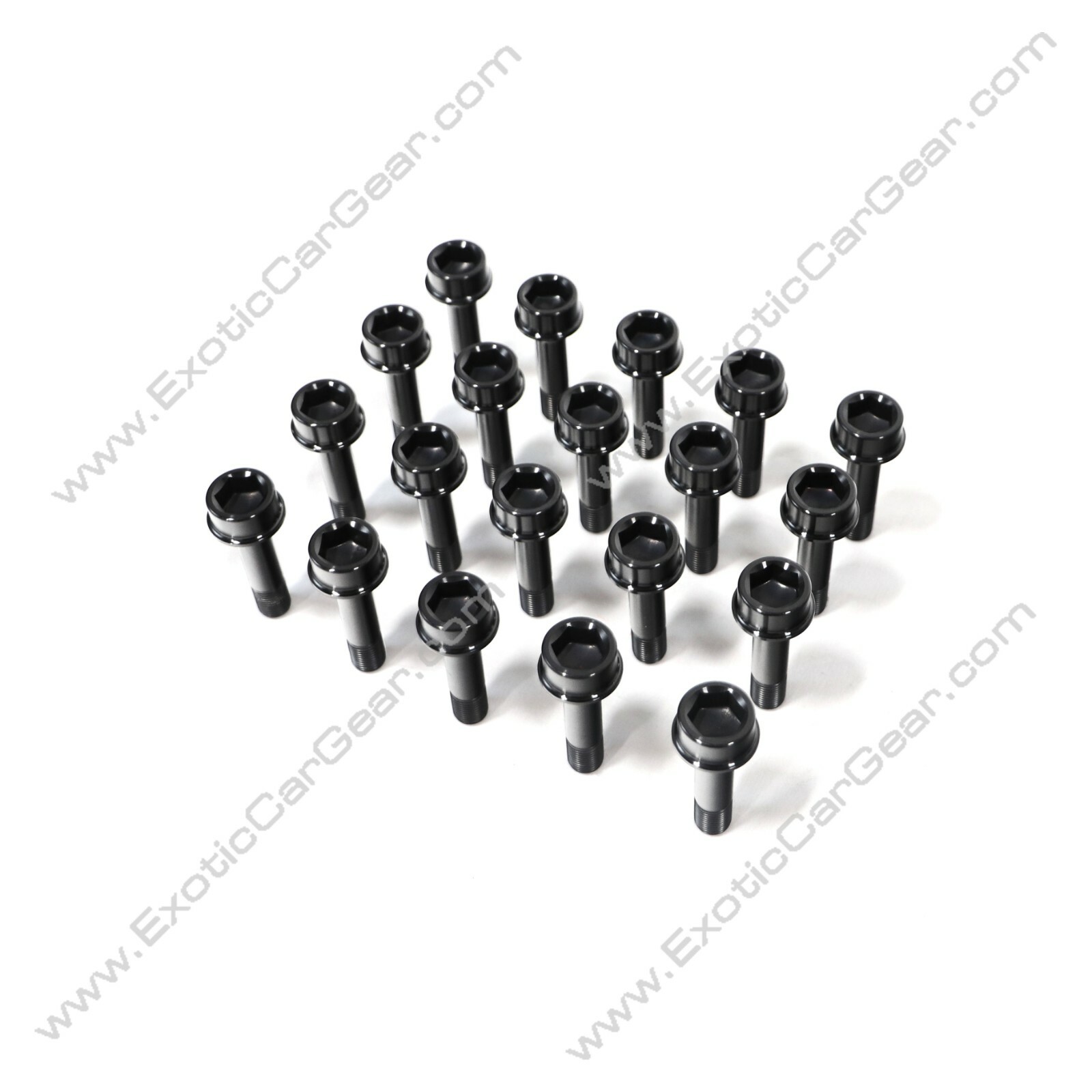 Ferrari 458 Challenge Titanium Wheel Bolts - Black Finish