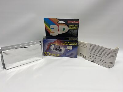3D ImageTech Magic Plus Single Use 3D Camera 16 Exposures SEALED CAMERA