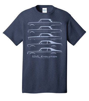 David Carey Chevy Chevrolet Nova Evolution Cars Lkw Automobile T-Shirt 48782