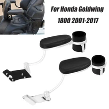Rear Passenger Armrest w/ Drink Holder Fit For Honda Goldwing GL1800 2001-2017