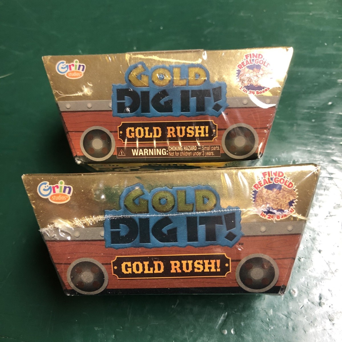 Grin Studios GOLD Dig It! Gold Rush! Set Of Two Find Real Gold 1