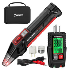 Circuit Breaker Finder GFCI Outlet Tester with LCD Display Flashlight