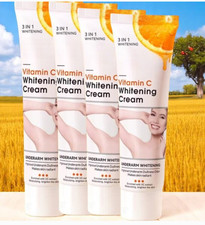 4 PCS Crema Blanqueadora Para La Piel Aclarar Manchas En Partes Intimas Axilas C