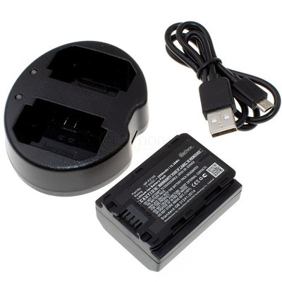 Akku-Ladestation Dual Li-Ion Akku Sony A7 A7R A9 Mark 3 ILCE-73M 7M3K 7RM3 Alpha