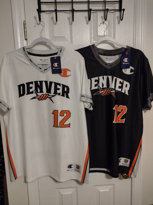 NWT Authentic CHAMPION Denver Outlaws #12 PLL Lacrosse Jersey - Lot Of 2 