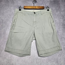 Faherty All Day Shorts Mens 32 Grey Fog Organic Cotton Tencel Stretch Casual