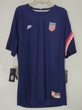 NWT New Men's Nike 2020 USMNT US National Team Soccer Pre Match Jersey Medium