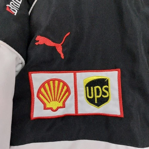 Vintage Scuderia Ferrari Mens Size XL F1 Racing Jacket Bomber Quilted Shell image 3