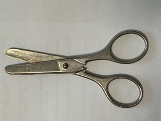 Rare Cadeau BONUX Ciseaux à Bouts Ronds Vintage 1960