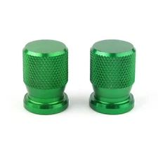 Tyre Air Valve Caps Stem Cap for Car Motorcycle Motorbike Universal Green