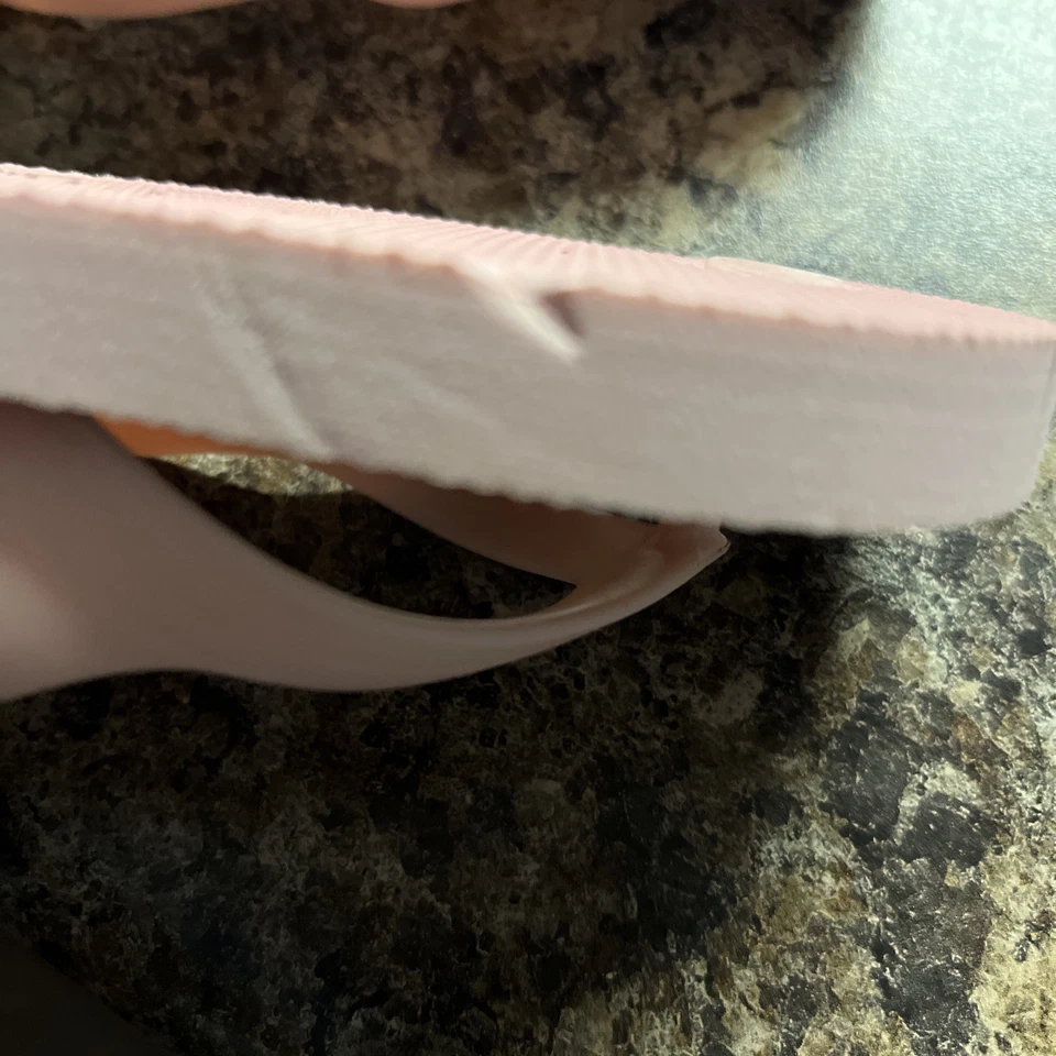 Chanclas tropicales antiguas azul marino para niñas pequeñas talla 6 con correa trasera Foto 3 de 4