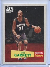 KEVIN GARNETT 2007 TOPPS 1957-58 VARIATIONS #20 MINNESOTA TIMBERWOLVES