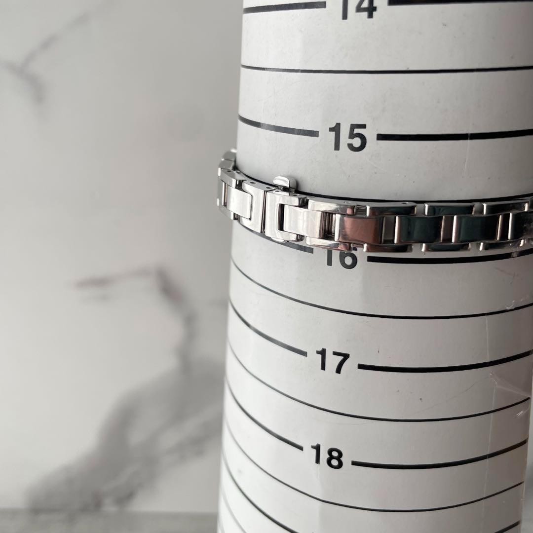 FENDI Watch Rectangular Diamond Case Quartz Silve… - image 5