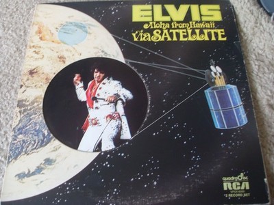 1973 Elvis Aloha From Hawaii Via Satellite 2 LP Vinyl Record RCA Orange Label