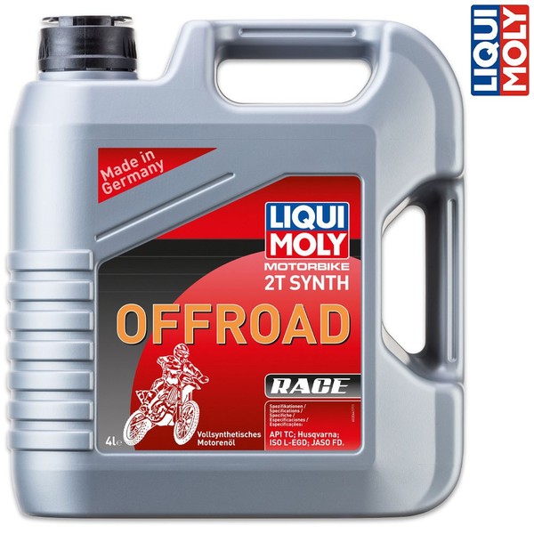 Liqui Moly 3064 Motorbike 2T Synth Offroad Race 2-Takt Motor ÖL MotorradöL 4L-image