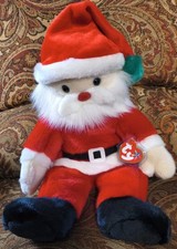 Vintage TY LARGE Beanie BUDDY Plush 2000 Santa 15" Holiday Collectible