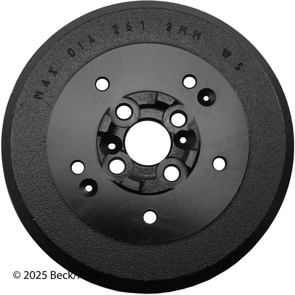 Brake Drum Beck/Arnley 083-2887 fits 98-02 Kia Sportage - Image 3 of 4